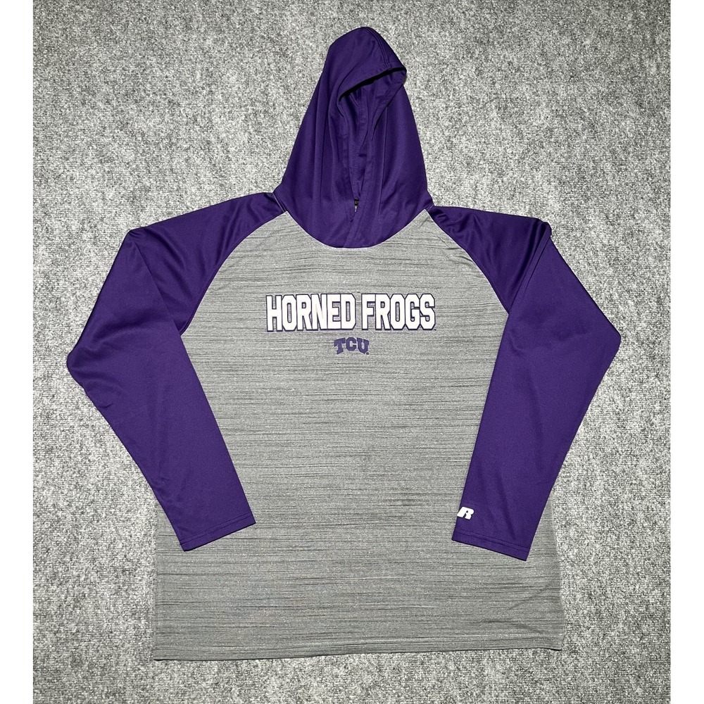 Russell Athletic TCU Texas‎ Christian University Lightweight Hoodie Men's 2XL